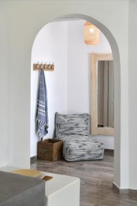Posezení v ubytování Ammos Luxury Rooms & Home