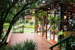 Um jardim em Hotel Capim Limão Itaipava