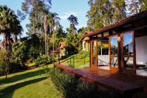 Um jardim em Hotel Capim Limão Itaipava