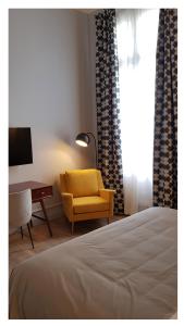Hotel de l'Anglais, Guesthouse客房内的一张或多张床位