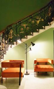 Hotel de l'Anglais, Guesthouse的休息区