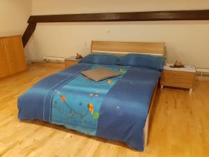 Postel nebo postele na pokoji v ubytování Mühle + 7 fotografií