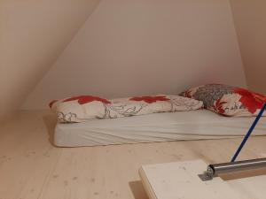 Postel nebo postele na pokoji v ubytování Mühle