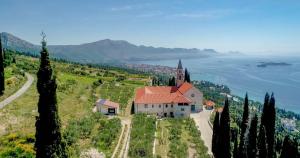 Pohľad z vtáčej perspektívy na ubytovanie Apartments Garden