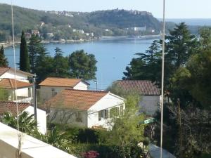 a view of the lake from the house at LAVANDA OMIŠALJ in Omišalj