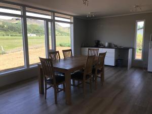 Η κουζίνα ή μικρή κουζίνα στο Guesthouse Skógafoss