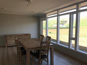 Χώρος καθιστικού στο Guesthouse Skógafoss
