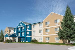 a rendering of a hotel with a building at AmericInn by Wyndham Duluth in Duluth