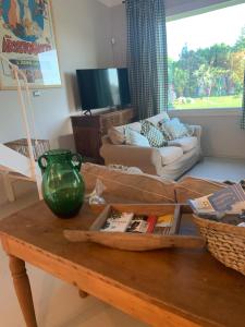 A television and/or entertainment centre at the green home