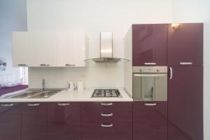 Kuchyň nebo kuchyňský kout v ubytování Mia