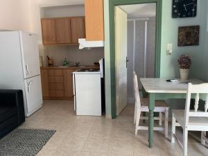 A kitchen or kitchenette at Anastasios Olive Garden Apartments