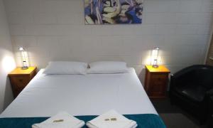 Krevet ili kreveti u jedinici u objektu Kew Motel