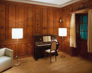 Χώρος καθιστικού στο Hotel Gasthof Grüner Baum
