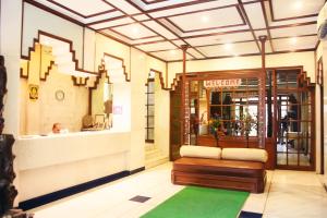 Posezení v ubytování Garden Hotel