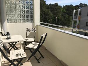 Balkon lub taras w obiekcie Jantar