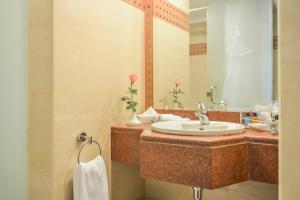 Koupelna v ubytování Hotel Flamenco Cairo