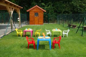 Zahrada ubytování Lednicko-valtický apartmán