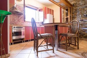 Kuchyň nebo kuchyňský kout v ubytování Platamon village house