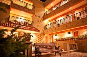 Balkón nebo terasa v ubytování Hotel Iris-Mimoza