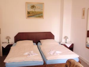 Postel nebo postele na pokoji v ubytování Hotel Richthofen