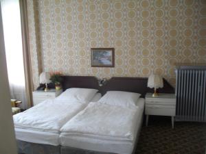 Postel nebo postele na pokoji v ubytování Hotel Richthofen