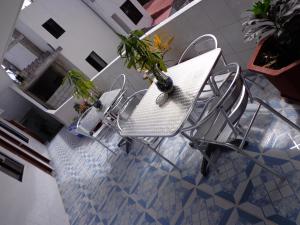 Istumisnurk majutusasutuses Hostal Insular