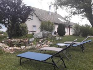 Zahrada ubytování Chambre d'hôtes Comme une évidence Clairvaux-les-lacs