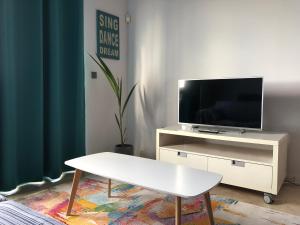 TV a/nebo společenská místnost v ubytování CriteriaHome! nice&easy