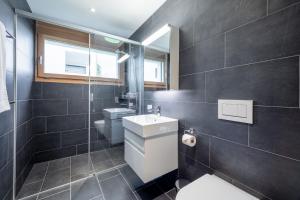 Koupelna v ubytování Casa Miraselva + 7 fotografií