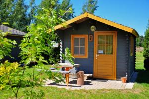 Zahrada ubytování Campsite Leiputrija