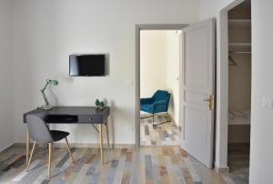 Televízia a/alebo spoločenská miestnosť v ubytovaní Casa Tresca - Holiday Accommodations