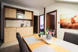 Η κουζίνα ή μικρή κουζίνα στο Tatragolf Apartment B407