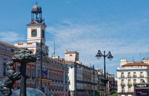 Widok na miasto Madryt z tego apartamentu