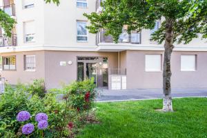 Zahrada ubytování Appart'cosy Lyon Est