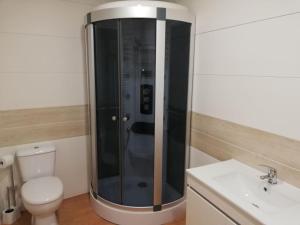 Koupelna v ubytování Domus Trintorum