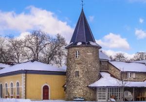 Château de Bossey v zimě