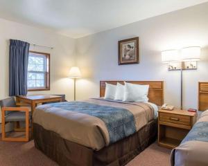 Кровать или кровати в номере Econo Lodge