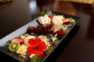 Jídlo v penzionu nebo okolí