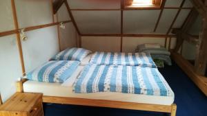 Letto o letti in una camera di Pronájem pokojů Belle Vue