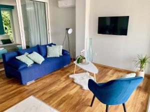 TV a/nebo společenská místnost v ubytování Deluxe Suites Mandić