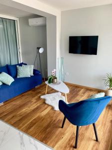 TV a/nebo společenská místnost v ubytování Deluxe Suites Mandić