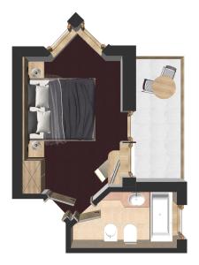 Půdorys ubytování Hotel Condor