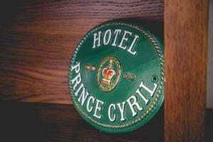 Certifikát, hodnocení, plakát nebo jiný dokument vystavený v ubytování Prince Cyril Hotel