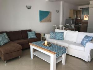 A seating area at Anastasia's maison