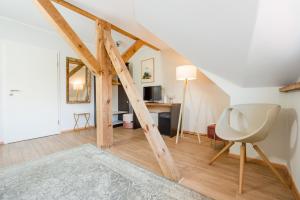 Sjónvarps- og/eða afþreyingartæki á Design Apartments - "Im Holländerviertel"