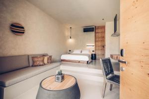 A bed or beds in a room at Monastery Estate Retreat Még 37 kép