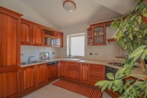 Kuchyň nebo kuchyňský kout v ubytování Apartment Nada
