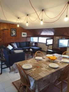 Khu vực ghế ngồi tại Casa vacanza Orio al Serio Bergamo