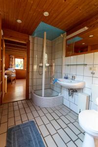 Phòng tắm tại Haflingerhof Heed