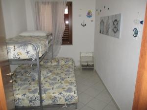 Posteľ alebo postele v izbe v ubytovaní SoleMare Sud Sardegna